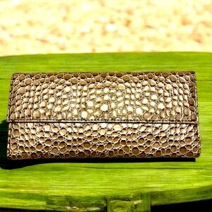 Ladies Faux Snake Skin Wallet